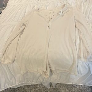 BRAND NEW Gilly Hicks ribbed soft romper